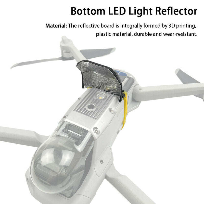 Easy Install Searchlight Bottom LED Light Reflector for DJI Mavic Air 2 Drone