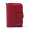Qian Xi Lu women's wallets Cortex zipper and hasp purses (Red)12.5*8.5*4cm N2P5