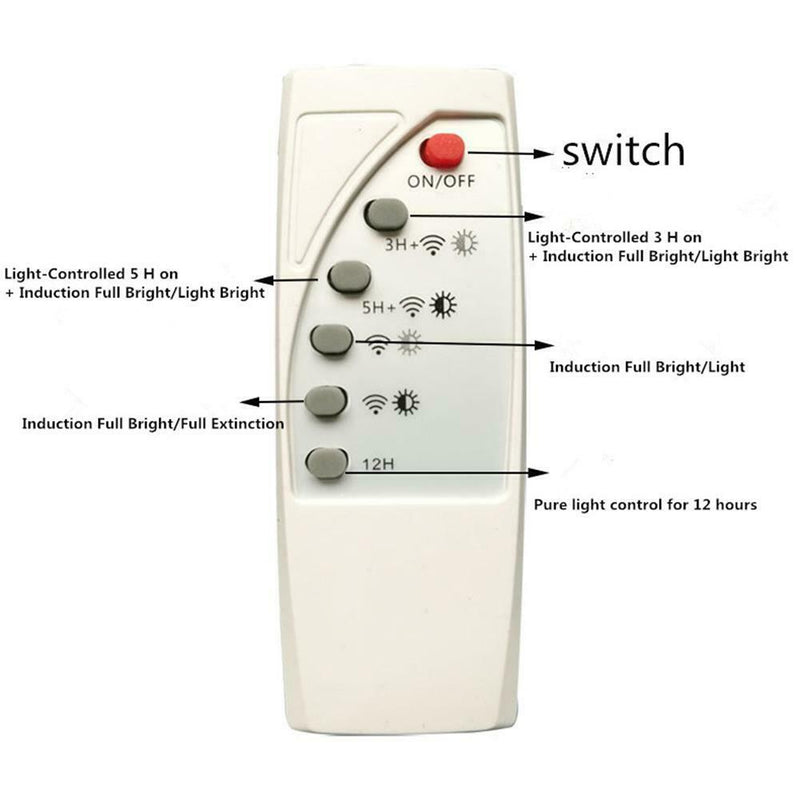 Microwave Radar Induction Solar Lamp Control Panel Lithium Battery Board