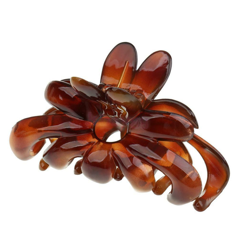 Brown Hair Claw Clamp Clips Acrylic Barrette Hair Accessory Hairwear Holder