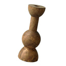 Modern Wooden Candleholders Candle Holder Home Table Decoration Brown Color