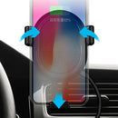Qi Car Wireless Charger Suction Cup Telescopic Charging Ventilation Car Pho