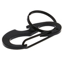 1pc Bottle Opener Keychain Ring D Shape Buckle Clip Outdoor Camping Carabiner FT