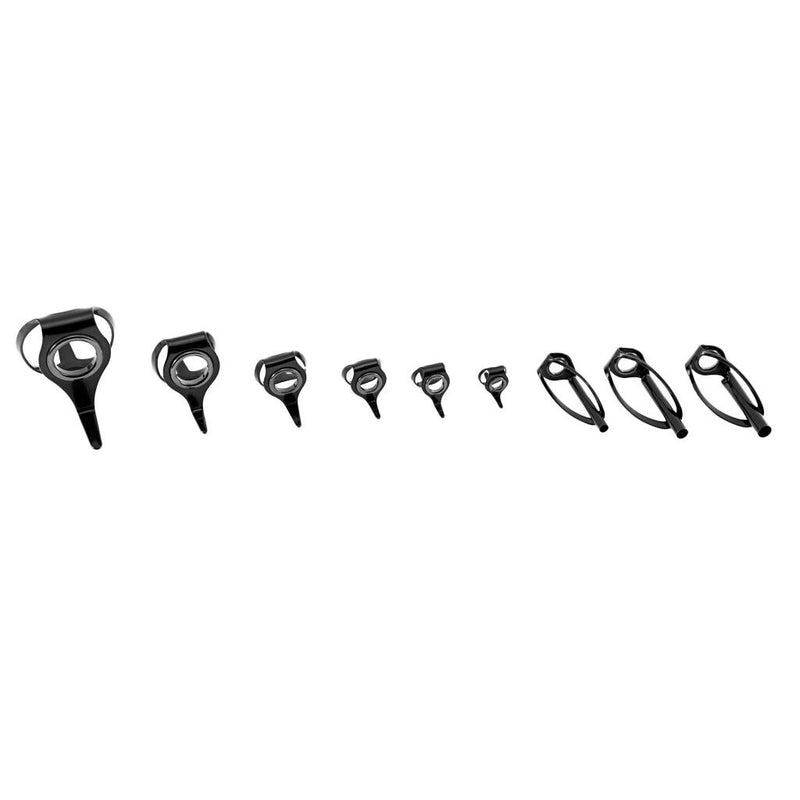 9pcs Stainless Steel & Ceramic Heavy Duty Boat Fishing Guides with Tip Tops