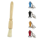 6x Bristles Wooden Brush Coffee Grinder Cleaning Wood Handle Barista Tool 18cm