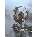Diamond Painting Old Man on Dragon 5D Full Round Rhinestone Picture 30x40cm