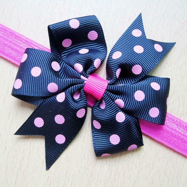 10pcs Girls y Children Satin Headband Hair Bow Ba Accessories #gib