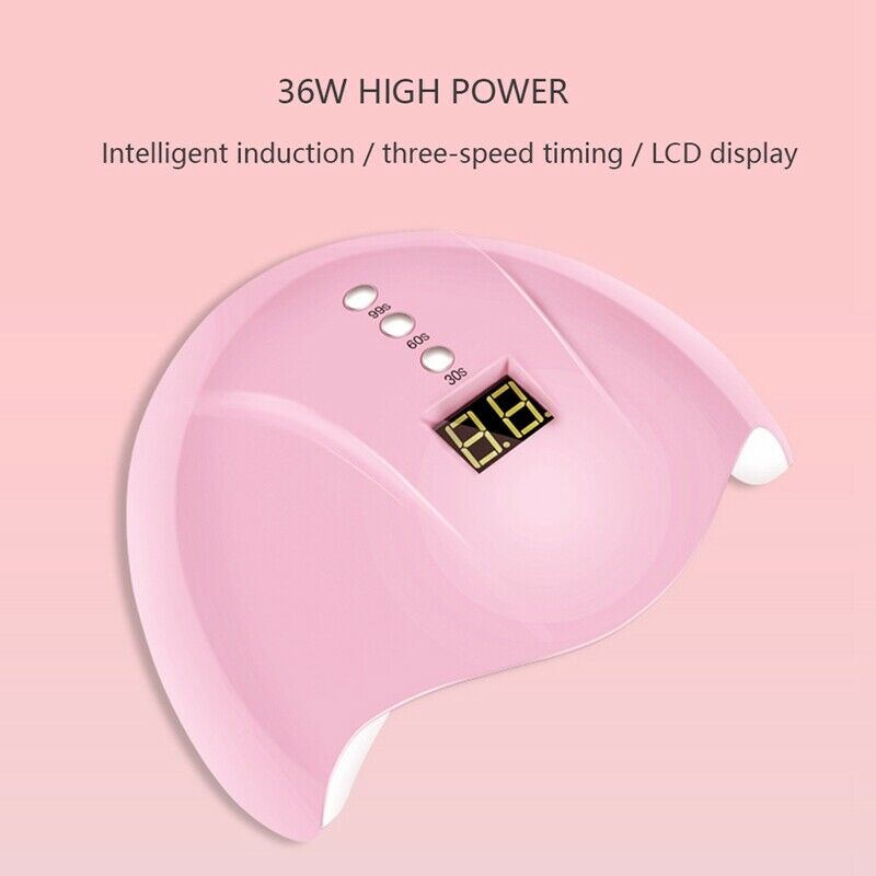 Mini 5B 36W 12Leds Led Nail Dryer Uv Lamp Light Nail Gel Phototherapy Machi V9R9