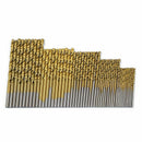 50pcs/Set Titanium Drill With Hex Shank Hss-tin Twist Number Drill Bi U1U1 W3J5