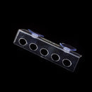 Bathroom Toothbrush Holder Hanger Hooks For 5 Brushes 2 Suction Cups  Z