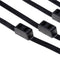 3pcs Plastic Police Disposable handcuffs Double Flex Zip Tie Cuff 99 LJ