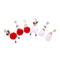 1set Santa Claus Hairball Key Chain Pendant Keychain Accessories Christmas G Ew
