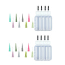 24Pcs 30ml Ink Syringe Bottles with Paint Liquid Dispensing Needle Tips Kit