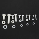 150Pcs M2 M2.5 M3 M4 M5 Nylon Hex Screw Bolt Nut Standoff Assortment Spacer