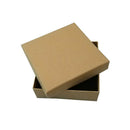 16 pieces of kraft cardboard jewelry box, 9 * 9 * 3cm R3C1