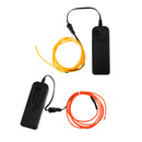Luminescent Neon LED Lights Glow EL Wire String Strip 3