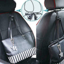 1Pcs Storage Plastic Car Back Seat Bag Handbag Hooks Headrest Hanger T6C7