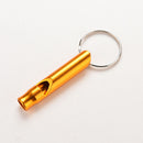 2X Survival Whistle Emergency Alert Whistle with Key Chain Hiking Campings LJ