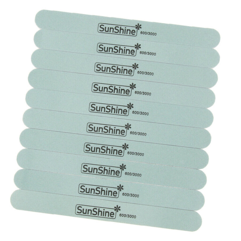 10 Pieces Nail Art Manicure Acrylic Gel Tip Polish Buffer Polish