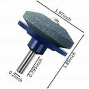 3pcs Mower Blade Drill Lawnmower Lawn Mower Sharpener For Grinding Power Drill