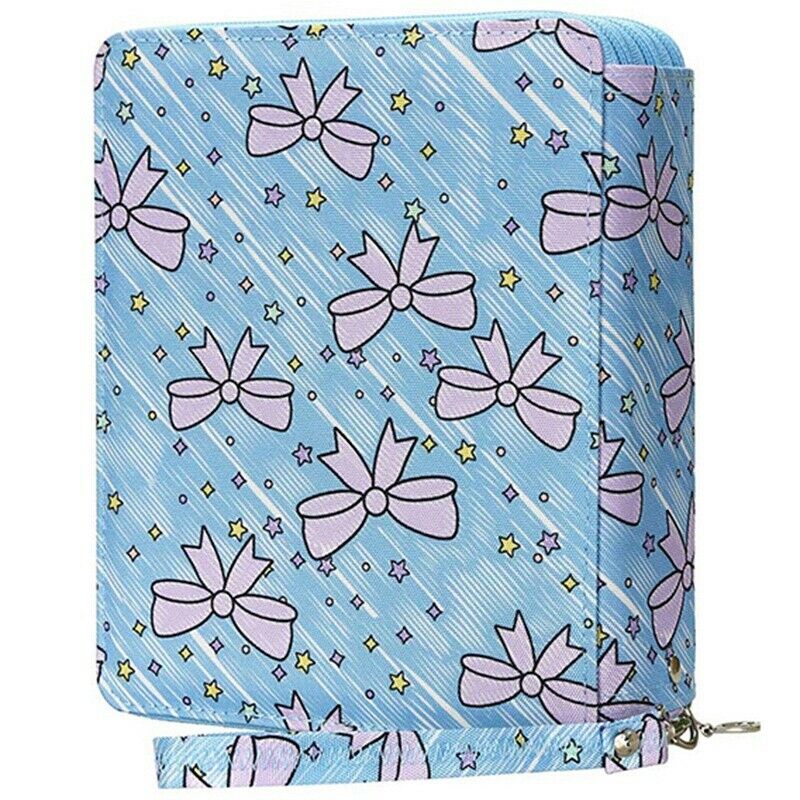 120 Slots Colored Pencil Case Oxford Fabric Pen Case with Compartments Penc