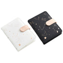 Cute Monthly Daily Planner Lined Study Notebook Journal Travel-Black