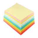 100pcs Square Colored Origami Folding Lucky Wish Paper DIY Crafts Tool 21X29.7cm