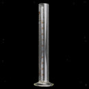 2 Pcs Glass Measuring Graduated Cylinder Laboratory, 100ml, Clear Scale