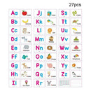 Alphabet Cards A-Z Kids Toddlers Preschool Early Learning Sen Resource New T1X1