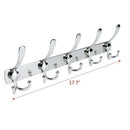 Coat Rack Stainless Steel For Coat / Towels / Hat Rack (5 Hooks) Z9C6