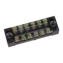 4Pcs Block/Strip 6 Position 600V 15A Wire Barrier Dual Row Screw Terminal Panel