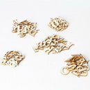 114pcs Wooden DIY Letters Alphabet Number Ornaments Home Decor Craft Gift
