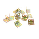 10 Pcs 25x25x16mm 90 Degree Metal Right Angle Bracket Shelf Support OZ