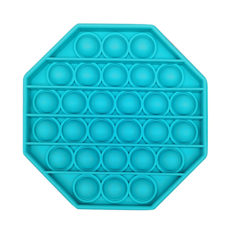 Autism Push Bubble Sensory Toys Relief Stress Squeeze Toys (Light Blue)