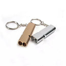 10x Emergency Whistle Stainless Double Tube Lifesaving Outdoor Survival Wh NII