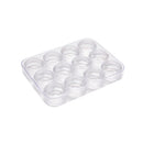12 pcs Clear Contact Lens Case Set Travel Cleaner Washer Holder Storage Box LJ