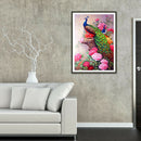 5D DIY Full Drill Diamond Painting Lordly Peafowl Cross Stitch (B1550)