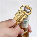 Golden Feather Bottle Opener Beer Bar Tools Wedding Favor Party Gifts 3C