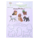 Silicone Clear Rubber Stamp+Metal Cutting Dies Stencil Frame Scrapbook DIY