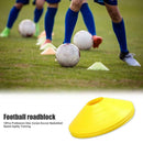 10pcs Yellow Soccer Agility Training Disc Cones Markers with Storage Bag