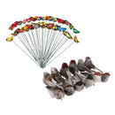 50 Pieces Garden Stake Butterfly Metal Decor Art Outdoor Pot Home DIY Craft 12