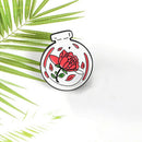 Magic Plant Bottle Brooch Badge Unisex Clothing Lapel Enamel Pins (Style 3)