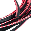 2PCS 5M B-Shape Type Trim Rubber Strip Universal Car Edge Seal Weather-strip