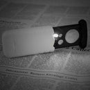 30x 60x 90x LED UV Magnifying Glass Jewelry Appraisal Reading Magnifier