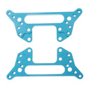 RC Car Truck Rear Shock Absorber Tower Blue for 1/10 HSP 94122 94123 2Pcs