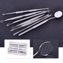 7pcs Blackhead Remover Comedone Extractor Acne Clip Blemish Pimple Removal Tool