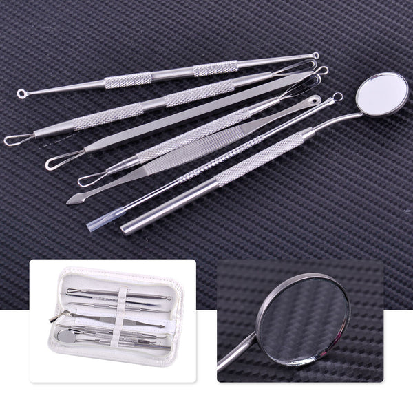 7pcs Blackhead Remover Comedone Extractor Acne Clip Blemish Pimple Removal Tool