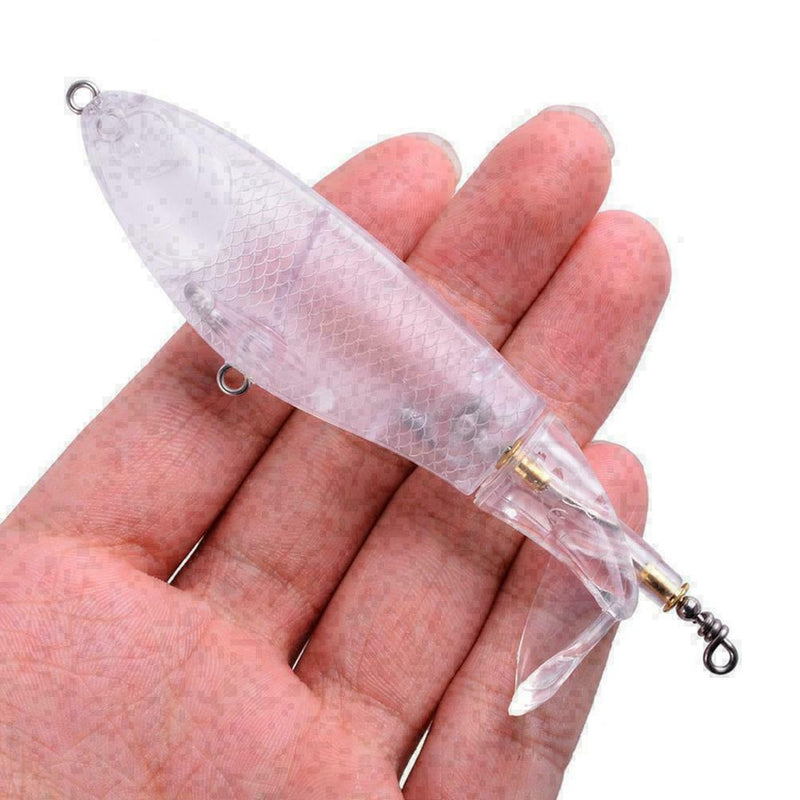 5pcs Unpainted Blank Lure Body 2 Sections Jointbait 105mm Lure 14.8g Q8N3 P A5C6
