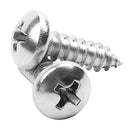 4.8x16mm Cross Round Head Sheet Metal Self Tapping Screws 30pcs J5H7