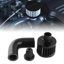 Aluminum Line Change Air Filter Exhaust Hose Vent Reroute Kit Filting for Dodge